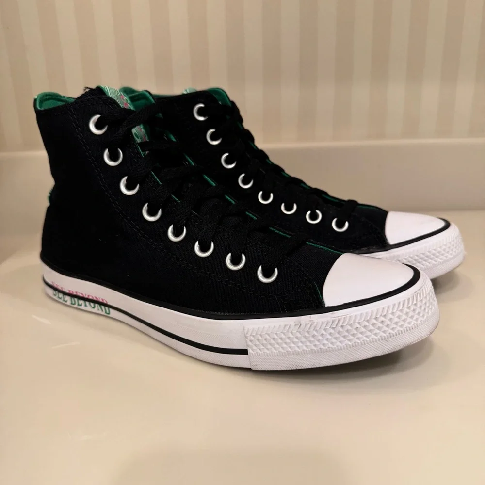 Converse Chuck Taylor All Star Hi Top "See Beyond" Black Sneakers Unisex - Picture 4 of 16